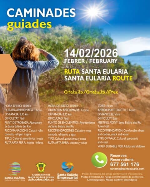 Conoce Santa Eulalia con una caminata guiada gratuita