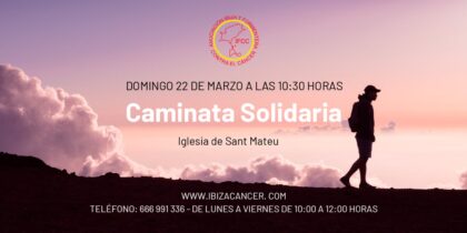 Caminata solidaria por la Asociación Ibiza y Formentera Contra el Cáncer