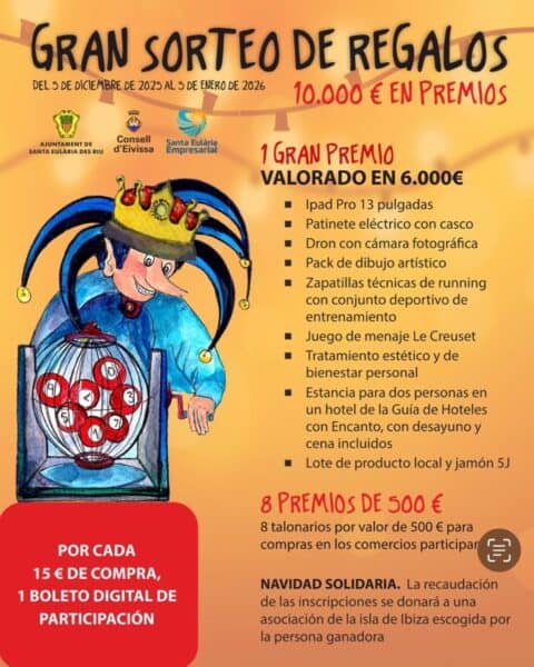 Comprar en Santa Eulalia estas Navidades tiene premio