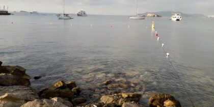 Nieuw open water zwemkanaal op Ibiza