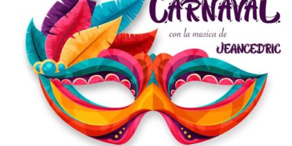 Carnavalsfeest op de Plaza del Parque op Ibiza