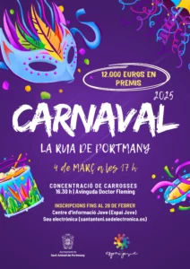Carnaval en Ibiza 2025: Rúas de carnaval en la isla