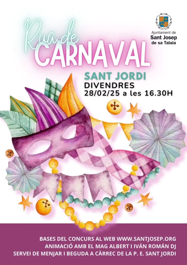 Carnaval en Ibiza 2025: Rúas de carnaval en la isla