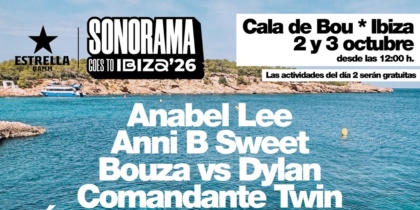 Anni B Sweet, Tu Otra Bonita, Statuas d Sal y mucho más en el Sonorama Ribera Ibiza
