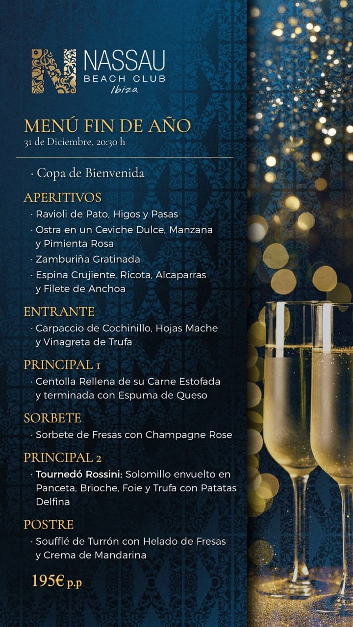 Nochevieja en Nassau Beach Club Ibiza