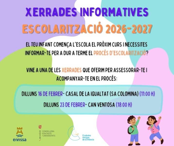 Charlas sobre escolarización en Ibiza ciudad