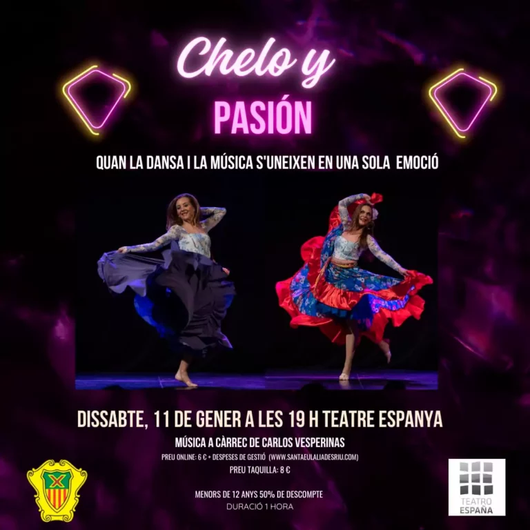 Chelo y Pasión, danza y música en el Teatro España