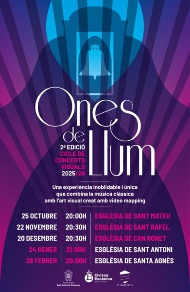 Ones de llum, ciclo de conciertos visuales en San Antonio