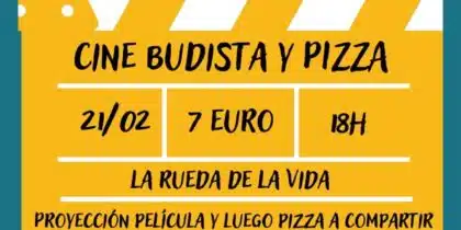 Cine budista y pizza en Medita en Ibiza