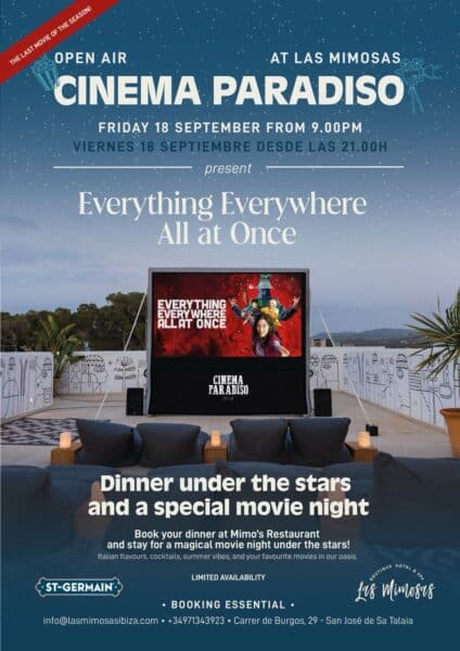 Cinema Paradiso en Las Mimosas Ibiza
