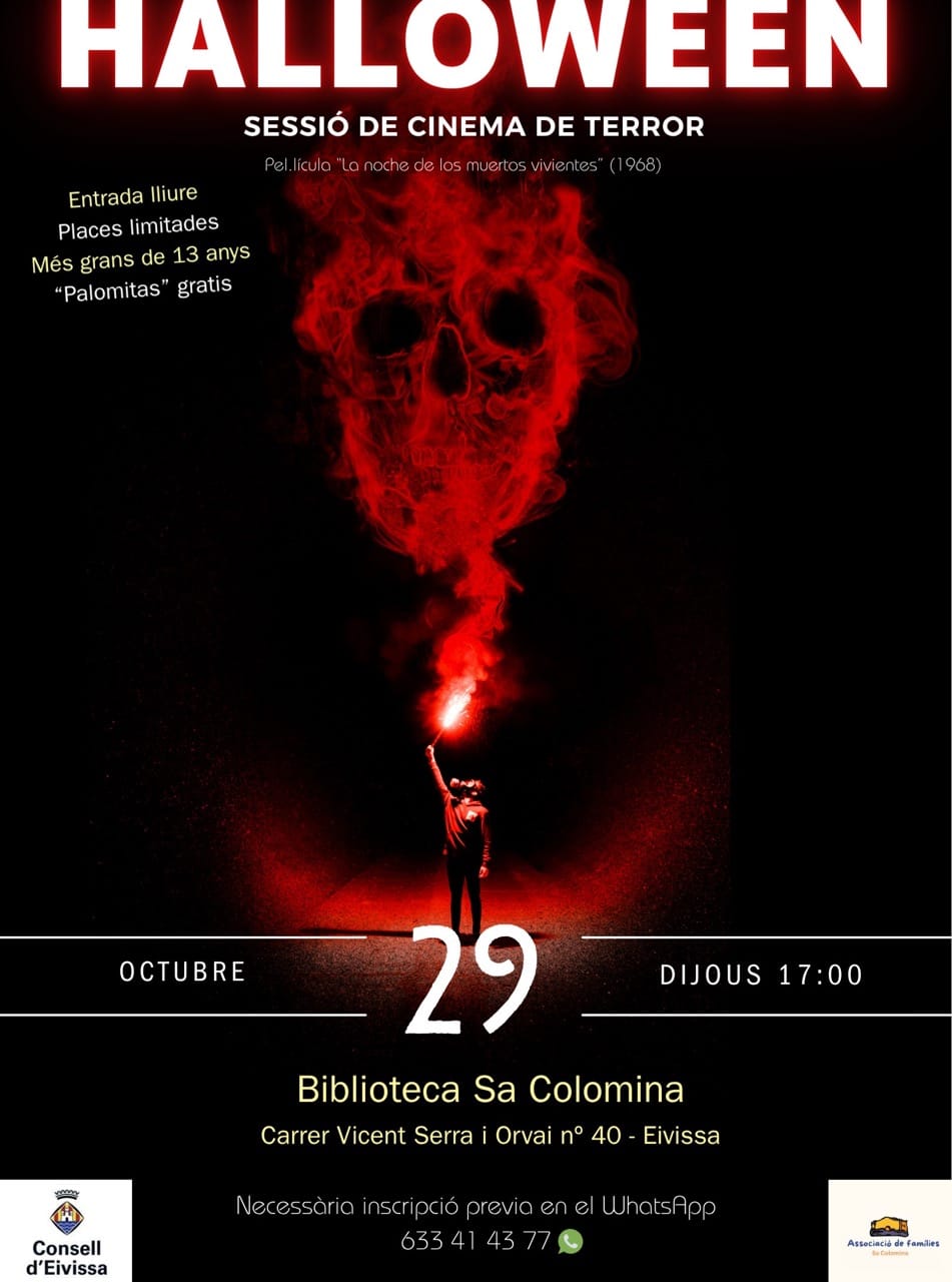 Cine de Halloween en Sa Colomina
