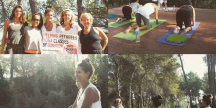 Sesiones de Yoga Solidarias al aire libre