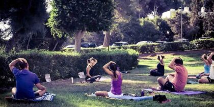 Solidarity Yoga Sessions every Sunday in Santa Eulalia
