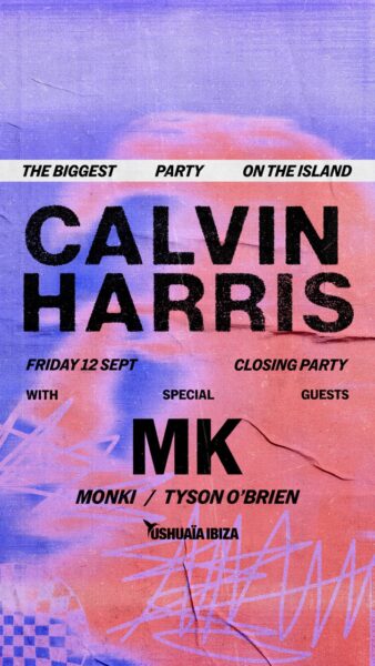 Closing de Calvin Harris en Ushuaïa Ibiza