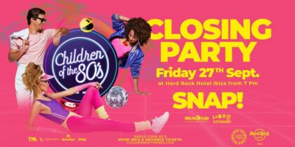 Snap! at the Closing of Children of the 80's at Hard Rock Hotel Ibiza