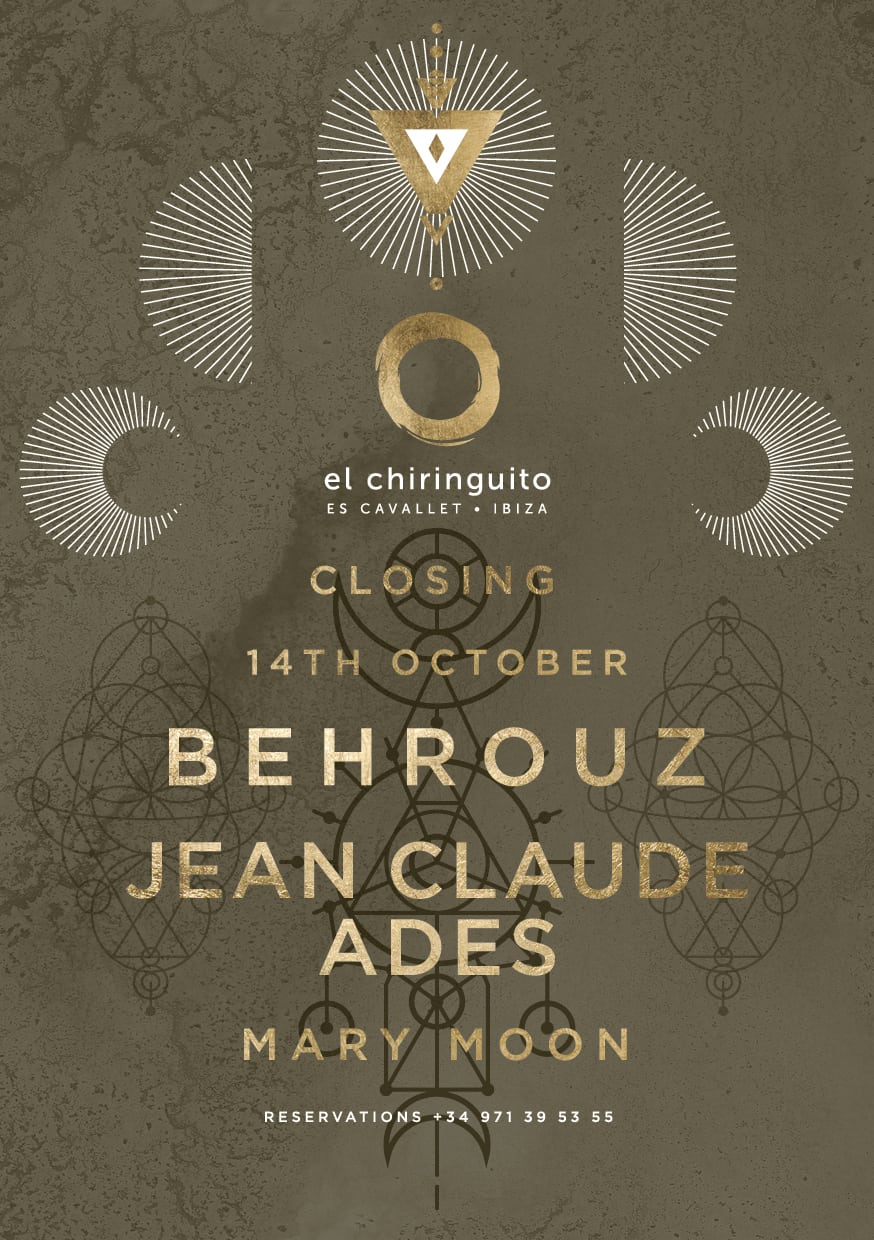 Behrouz and Jean Claude Ades at the Closing of El Chiringuito