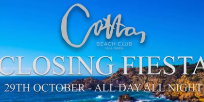 Abschlussparty im Cotton Beach Club Cala Tarida