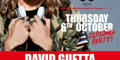Schluss mit dem F *** ich bin berühmt! von David Guetta in Pacha Ibiza