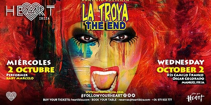 La Troya The End: Closing at Heart Ibiza Club