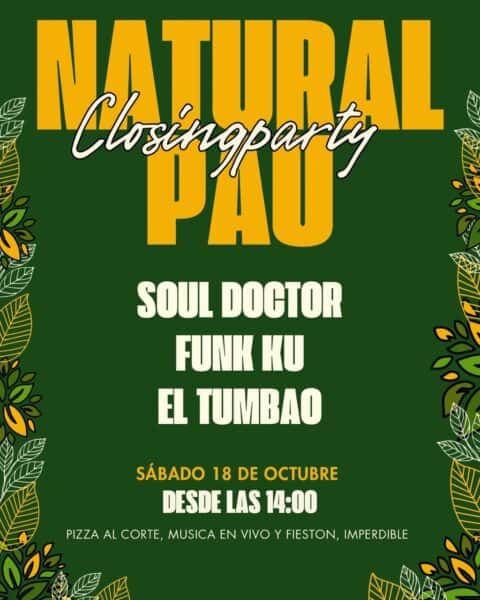 Música en directo en el Closing de Natural Pau