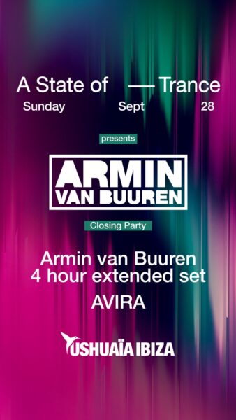 Armin Van Buuren Closing Party en Ushuaïa Ibiza
