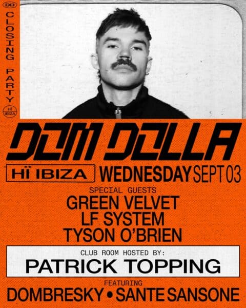 Closing Party de Dom Dolla en Hï Ibiza