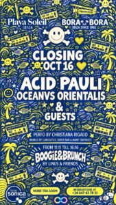 Playa Soleil y Bora Bora Closing Party