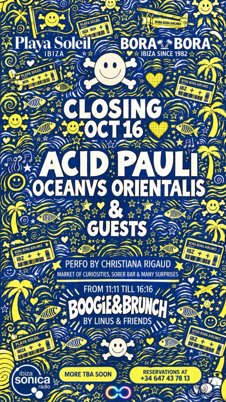 Playa Soleil y Bora Bora Closing Party