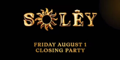 Closing Party de Solèy de Francis Mercier en Chinois