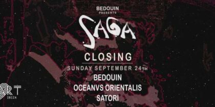 Closing of Saga, the Bedouin party at Heart Ibiza Club