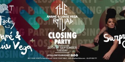 Closing of The Ritual by Anané & Louie Vega in Heart Factory of Heart Ibiza