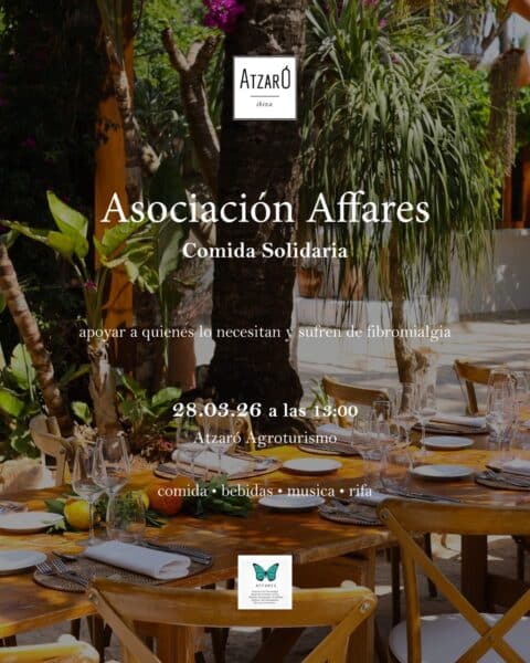 Atzaró Agroturismo Hotel Ibiza acoge una comida solidaria de AFFARES