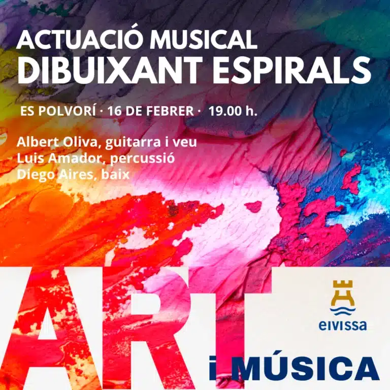 Art i música con concierto de Dibuixant Espirals