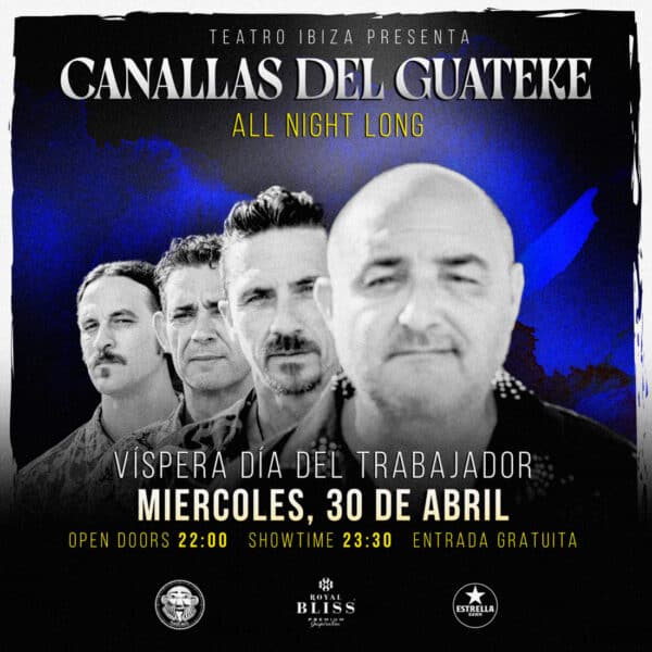 Concierto de Canallas del Guateke en Teatro Ibiza