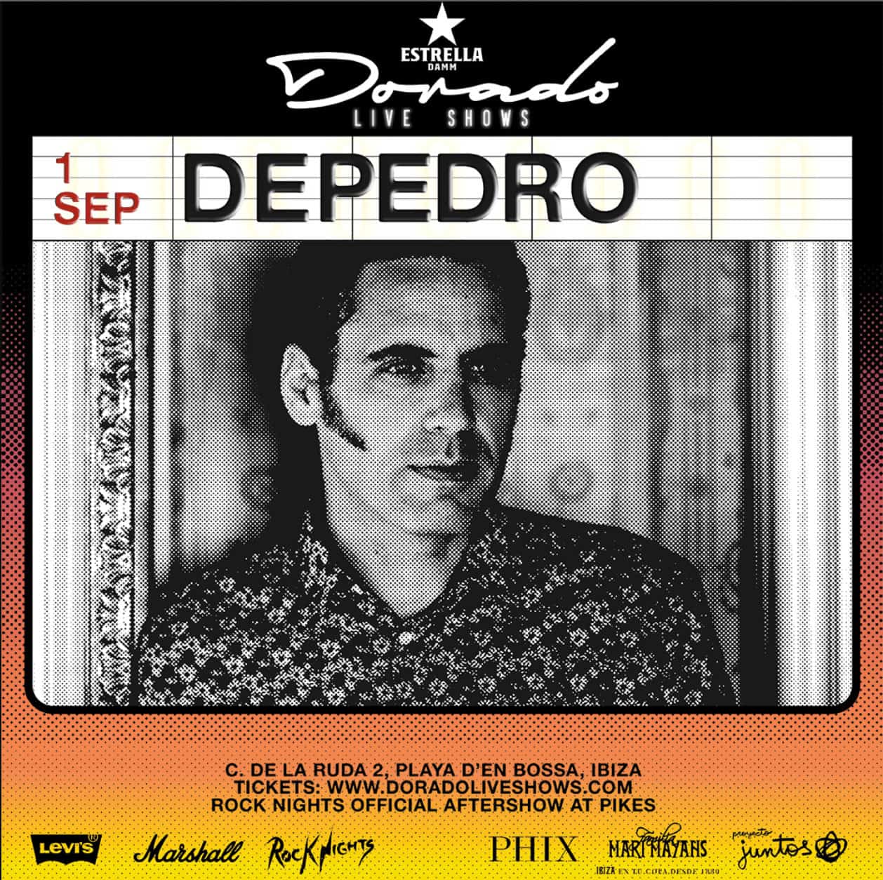 Depedro al Dorado Live Shows a Santos Ibiza Ibiza