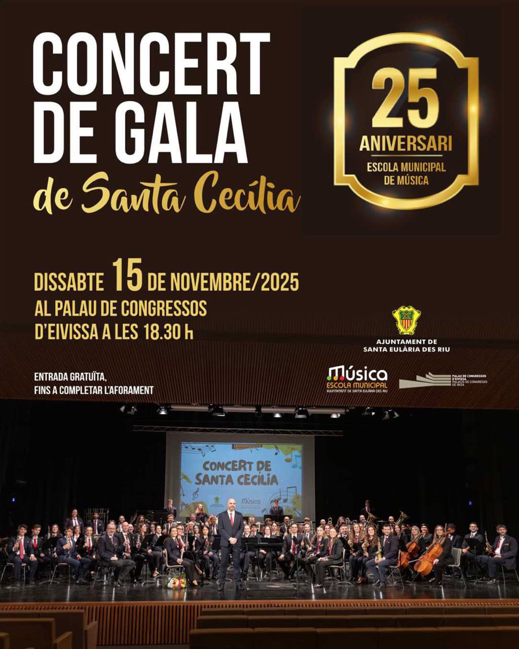 Concierto de gala de la Escuela Municipal de Música de Santa Eulària