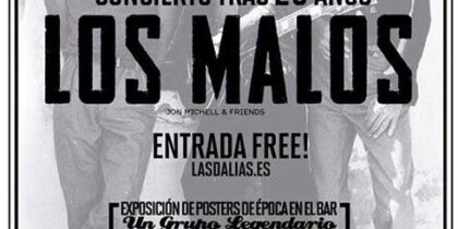 Los Malos-concert in Las Dalias Ibiza