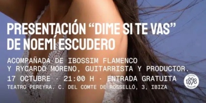 Noemí Escudero presenta «Dime si te vas» en el Teatro Pereyra
