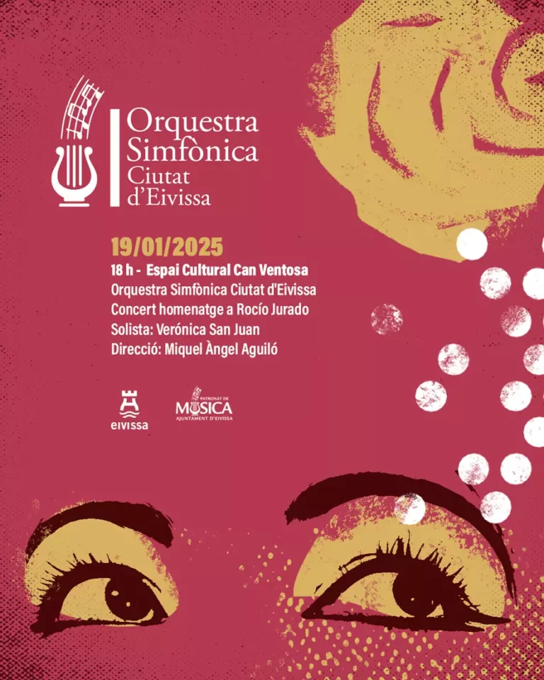 Concierto homenaje a Rocío Jurado de la Orquesta Sinfónica Ciudad de Ibiza en Can Ventosa