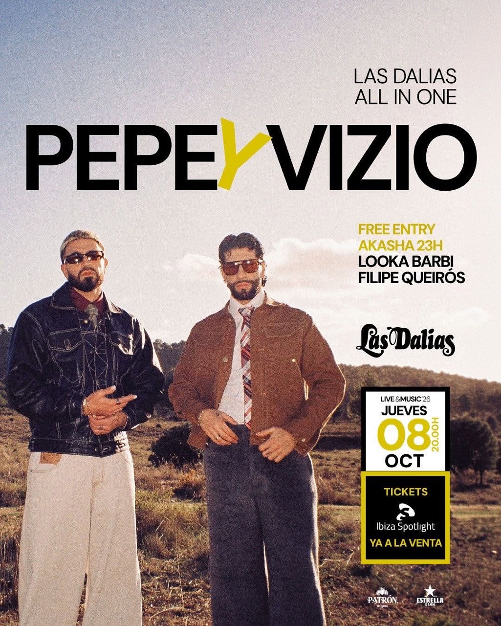 Concierto de Pepe y Vizio en Las Dalias