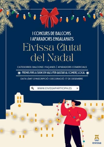 Concurso de balcones y aparadores navideños en Ibiza ciudad