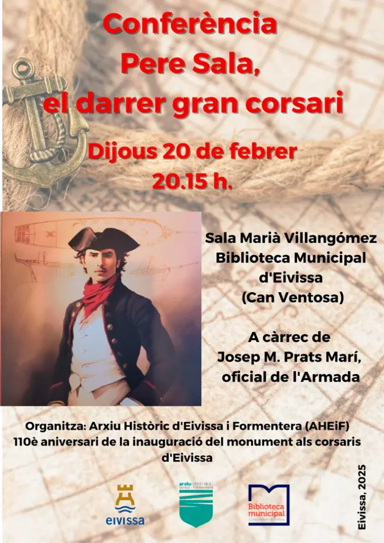 Conferencia sobre Pere Sala, el último pirata de Ibiza