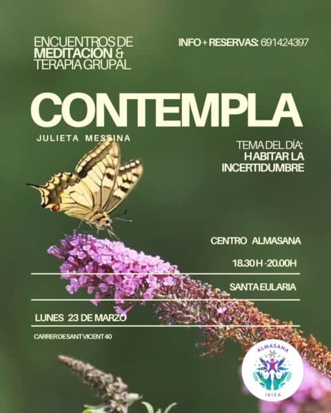 Contempla: meditación y terapia grupal sobre habitar la incertidumbre