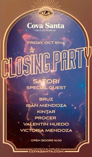 Cova Santa Ibiza Closing Party
