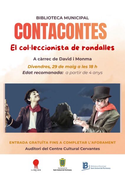 El col·leccionista de rondalles, cuentacuentos con David y Monma