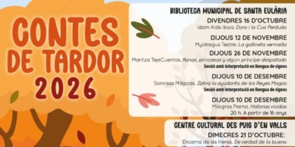Cuentacuentos de Otoño en Santa Eulalia