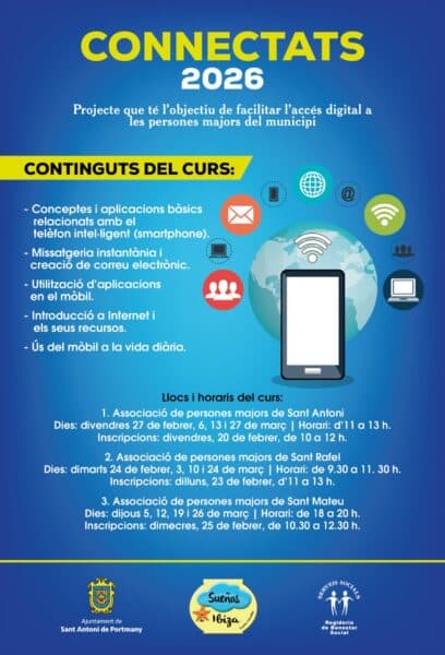 Connectats, curso de tecnología para mayores en San Antonio