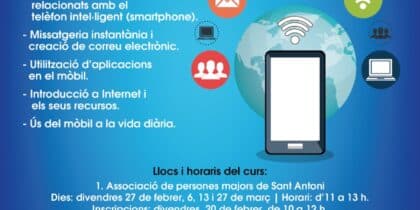 Connectats, curso de tecnología para mayores en San Antonio
