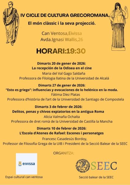 IV Ciclo de Cultura Grecoromana en Ibiza