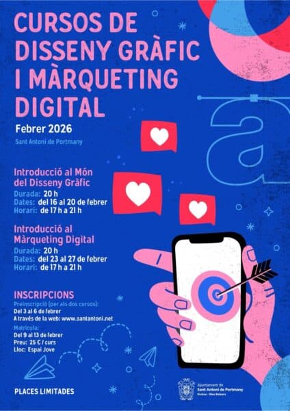 Cursos de diseño gráfico y marketing digital en San Antonio